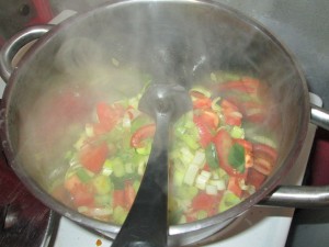 Soupe aux 7 légumes - Etape 1
