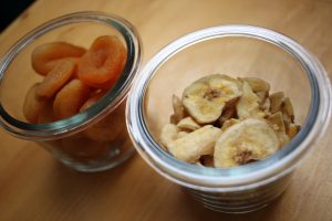 Snack post entrainement - chips de bananes