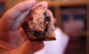 Recette : muffin à la farine de châtaigne et chocolat